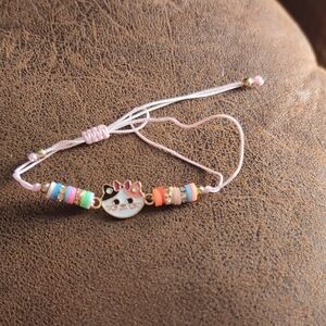 1$ Add On⭐ Cute Calico Cat Pink Bracelet
